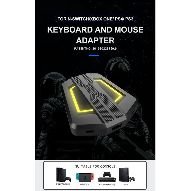 Keyboard and Mouse Adapter for Nintendo Switch/Xbox One/ PS4