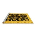 thumbnail image 2 of Ahgly Company Machine Washable Indoor Rectangle Oriental Yellow Traditional Area Rugs, 2' x 3', 2 of 4
