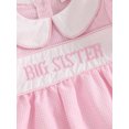thumbnail image 6 of Lairauiy Kids Girls Summer Plaid Dress Letter Embroidery Short Sleeve A-Line Dress for Toddler Cute Clothes, 6 of 9