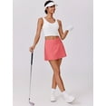 thumbnail image 5 of Pinspark Women Tennis Skirts with Pockets Tummy Control Active Skorts A Line Workout Golf Skirts V-Waisted, 5 of 6