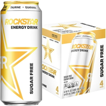 Rockstar Sugar Free, 16 Fl Oz Cans, 4 Pack