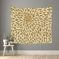 thumbnail image 2 of Balery Gold Drops Pattern Tapestry 60x51 Inches - Large Wall Hanging Tapestry for Bedroom, Living Room, Dorm Decor - Artistic and Aesthetic Room Decor, 2 of 9