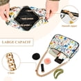 thumbnail image 2 of FORMRS Womens Shoulder Bag with Chain Strap Clutch Purse Cute Tote Handbag, Blue Wildflower Pattern, 2 of 7
