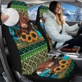 thumbnail image 2 of Pzuqiu Aztec Highland Cow Car Front Seat Cover Soft Comfortable Car Seats Covers Front Seats Only Easy to Install Anti-Slip Auto Interior Covers Full Coverage Universal Fit for Cars SUV, 2 of 7