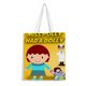 thumbnail image 1 of Miss Polly Had a Dolly Bolso de tela con estampado de lienzo para mujer, bolsa de compras reutilizable y estética, con cremallera interior, regalo para mujer,38*45cm., 1 of 6