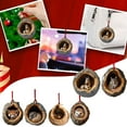 thumbnail image 3 of Animal Christmas Ornament Christmas Tree Animal Pattern 2D Acrylic Ornament Animal Decoration Seasonal For Christmas Tree Ceiling Christmas Keepsake Chandelier Hanging Garland Christmas Garland, 3 of 3