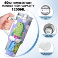 thumbnail image 3 of Yiaed Moriah Elizabeth Imprimé 40oz Contenant Isotherme à Double Paroi en Acier Inoxydable Tasse de Voyage Isolée sous Vide avec Poignée Aventure Réutilisable, 3 of 8