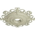 thumbnail image 3 of 38 3/8"OD x 6 5/8"ID x 2 7/8"P Orleans Ceiling Medallion (Fits Canopies up to 8 1/4"), Hand-Painted Clear Yellow, 3 of 6
