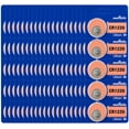 thumbnail image 1 of Murata CR1220 Battery 3V Lithium Coin Cell (100 Batteries), 1 of 5