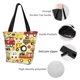 thumbnail image 4 of Fotbe Vehicles Bolsa de Playa con Estampado, Bolsa de Hombro, Bolsa de Mano Espaciosa, Bolsa de Viaje Ligera, Bolsa de Compras Versátil, 4 of 6
