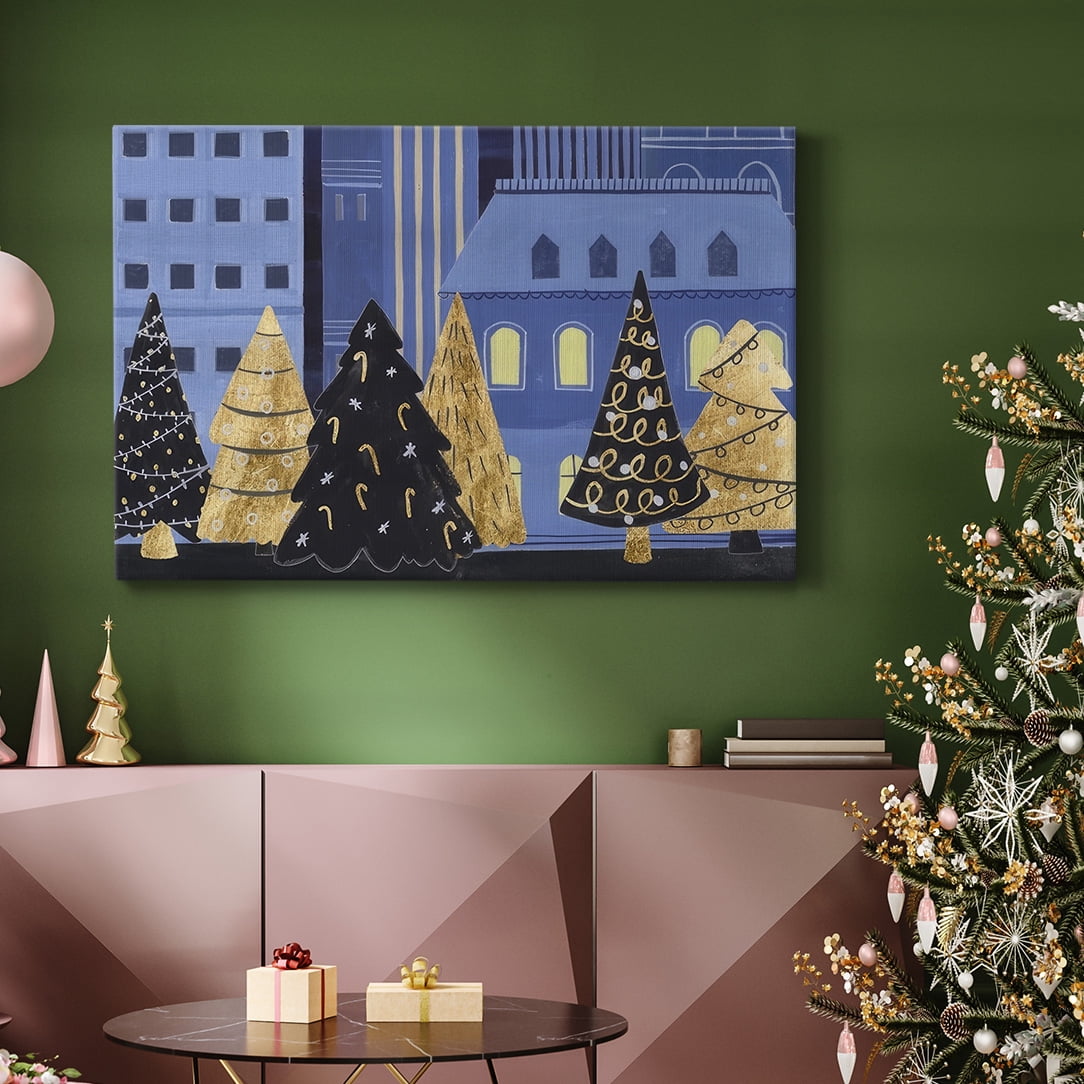 Holiday Night Collection A- Gallery Wrapped Canvas