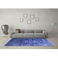 thumbnail image 3 of Ahgly Company Indoor Rectangle Oriental Blue Industrial Area Rugs, 2' x 5', 3 of 4