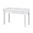 thumbnail image 2 of Milaget Keyboard Bench Heavy Duty Piano Bench for Stage Performance Electronic Piano White, 2 of 9