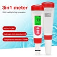 thumbnail image 2 of LCD Digital Water Quality Meter Hydrogen Rich Content Tester 3 In 1 H2/ORP/Temp Monitor Oxidation-reduction Potential Test Pen ,Multifunctional, 2 of 7