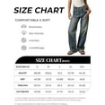 thumbnail image 3 of EMMIOL Women's Wide Leg Jeans Low Rise Baggy Boyfriend Jeans Straight Leg Casual Loose Fit Denim Pants, 3 of 6