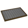 thumbnail image 4 of Caja de exhibición de relojes con múltiples rejillas, de madera, práctica, para regalos, compacta, para almacenamiento. 10 grillas, 4 of 9