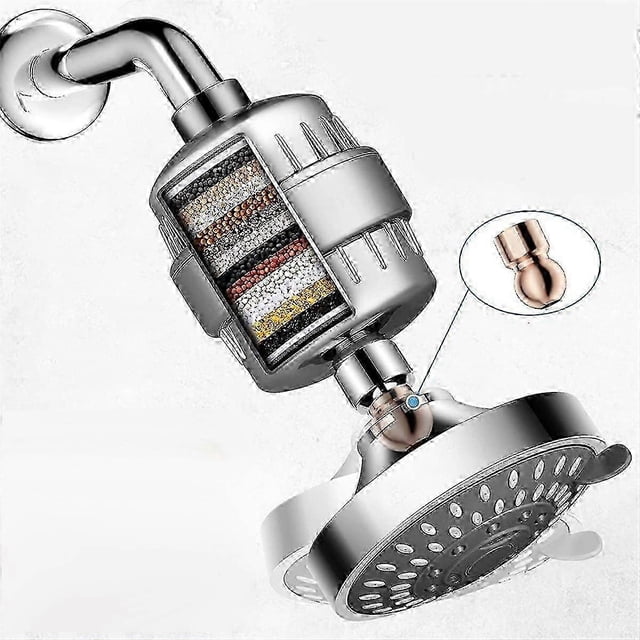 Filtered Shower Head 20 Stage Shower Filter With Mode Showerhead For Hard Water Detachable Water Softener