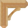 thumbnail image 3 of Ekena Millwork 6"W x 22"D x 22"H Legacy Craftsman Rough Sawn Bracket, Western Red Cedar, 3 of 4