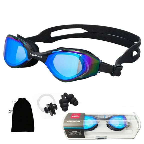 ENROSLU Polarized Swimming Goggles Swim Goggles Anti Fog Anti UV No Leakage Clear Vision for Men Women Adults Teenagerss