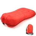 thumbnail image 1 of FYBTO Sac de Couchage Pliable Canapé Paresseux Gonflable Lit de Camping Extérieur Gonflable Rouge-0905, 1 of 5