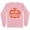 Pink, variant on Pumpkin Oh My Gourd Long Sleeve Shirt Unisex Large White