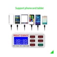 thumbnail image 3 of USB Charging Station With LCD Display 6 Ports Desktop Mobile Phone Charger Smart Fast Charging For Smart Phones Tablet PC ,Easy to Use, 3 of 7