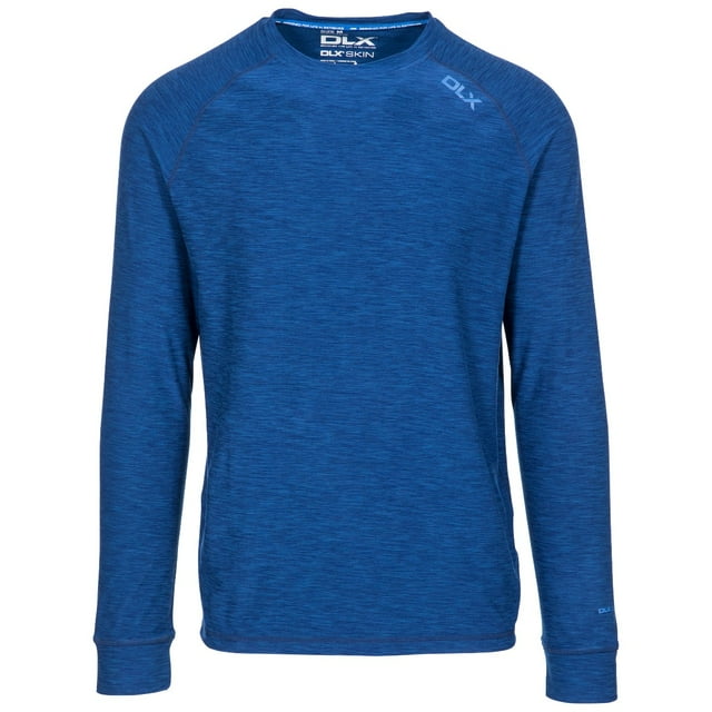 DLX Mens Long Sleeve Tshirt Activewear Gym Top Raglan Sleeve Callum