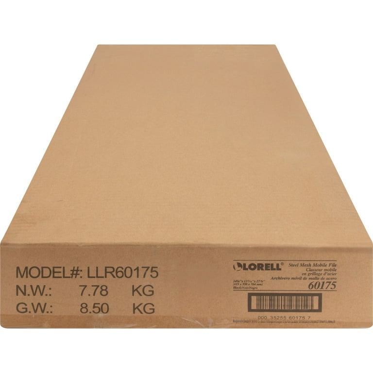 Lorell Mesh Rolling File - 4 Casters - Steel - x 13.3 Lorell Mesh Rolling File - 4 Casters - Steel - x 13.3