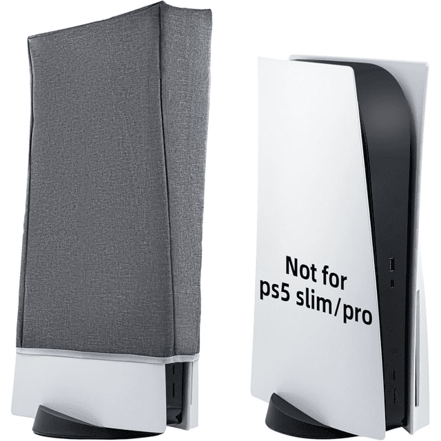 Dust Cover For PS5, Precision Cut Protective Case Anti Scratch Waterproof Cover Sleeve For Playstation 5 Console Digital Edition And Ultra HD Edition