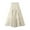 Beige, variant on Trendy Women's High Waist A-Line Skirt - Lightweight Mesh Layered Design for Spring/Summer