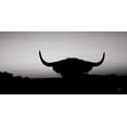 thumbnail image 2 of Larson, Nathan 14x9 White Modern Wood Framed Museum Art Print Titled - Bull Set BW Crop, 2 of 4