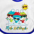 thumbnail image 4 of Inktastic Mele Kalikimaka Boys or Girls Baby Bib, 4 of 4