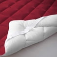 thumbnail image 4 of 800GSM Mattress Topper Short Queen Size,Mattress Pad (8-22" Depth) Fits All Sizes,- Microfiber Pad Cover, Mattress Pads, Short Queen Size Bed Mattress Topper 60"x75" Inches Burgundy, 4 of 8