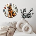 thumbnail image 6 of German Shepherd Decorative Wall Clock Unique Design 10-Inch Silent Wooden Wall Clock, Battery Operated (AA Batteries Not Included), Artistic Home Decor, 6 of 7