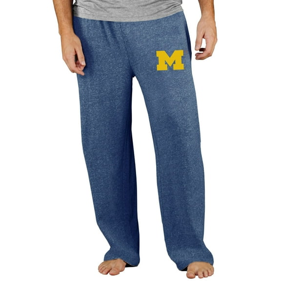Men's Concepts Sport Navy Michigan Wolverines Mainstream Terry Pants