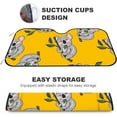 thumbnail image 3 of GZHJMY Car Front Windshield Sunshade UV Heat Protection, Foldable Auto Windshield Sun Visor for SUV Sedan Cute Koala Doodle, Car Sunscreen Blocks UV Rays Heat 51x27.5inch Keep Vehicle Cool, 3 of 5