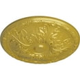 thumbnail image 3 of Ekena Millwork 15 3/4"OD x 5/8"P Granada Ceiling Medallion (Fits Canopies up to 4 1/4"), Hand-Painted Rich Gold, 3 of 6