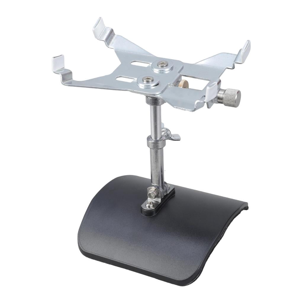 CEORPER Silver Stand Stable Nonslip Design Guitar Playing Rack for Secure Performances
