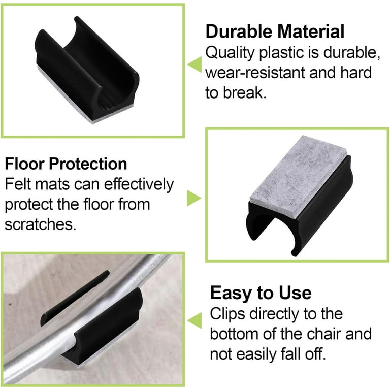 Plastic chair foot pads new arrivals