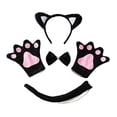 thumbnail image 3 of 4x Conjunto de disfraces de animales para niños Adultos Diadema decorativa de animales de Halloween para puesta en escena Animales Fiestas temáticas, 3 of 8