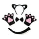 thumbnail image 3 of Conjunto de disfraz de animales para niños y adultos, diadema con orejas de animales para Halloween, fiestas temáticas de animales, vestido de Pascua, Salvador Dali traje de cosplay, 3 of 10