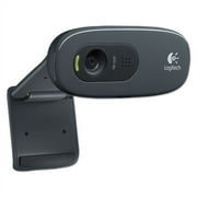 C270 Hd Webcam, 1280 Pixels X 720 Pixels, 1 Mpixel, Black | Bundle of 2 Each