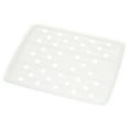 Camco RV Sink Kit with Dish Drainer, Dish Pan and Sink Mat included, Plastic, White (43517