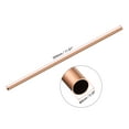 thumbnail image 2 of Uxcell 6mm OD 0.25mm Wall Thickness 300mm Length Copper Round Tube, 2 of 5