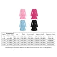 thumbnail image 3 of IBTOM CASTLE Teen Girls Dress Graduation Dress for Girls Long Bell Sleeve Mermaid Hem Prom Bodycon Dress With Shorts Bowknot Slim Fit Dresses Homecoming Birthday Outfit Red, 3 of 7