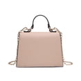 thumbnail image 4 of XB Womens Mini Satchel Crossbody Bag Faux Leather Shoulder Handbag Top Handle Small Bag with Chain Strap, 4 of 5