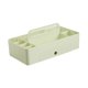 thumbnail image 3 of Caja de almacenamiento portátil, organizador multifuncional, contenedor de escritorio para baño, dormitorio y ducha. Verde, 3 of 9