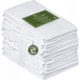thumbnail image 3 of Ruvanti Flour Sack Towels 12 Pack 28 x 28 inches, Ring Spun 100% Cotton Flour Sack Dish Towels, Machine Washable, Absorbent Tea Towels - Flour Sack Kitchen Towels for Drying and Cleaning - White, 3 of 10