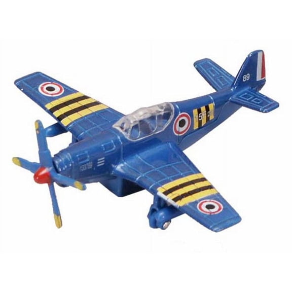 Vintage Aircraft, Blue - Showcasts 6080D - 4.75 Inch Scale Diecast Model Replica (Brand New, but NOT IN BOX)