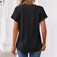 thumbnail image 6 of Iaqnaocc Womens Shirts 250 Anniversary Usa 4th Of July Short Sleeve America 250 Shirt V Neck Patriotic 250 anniversary usa flag Tees Retro Summer July 4th Celebration Tee Tops Black M, 6 of 6